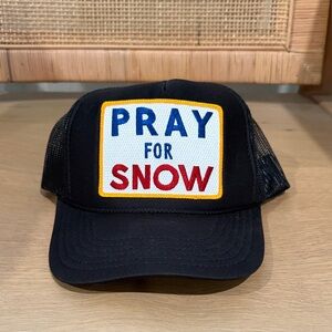 Pray for Snow aviator nation trucker hat